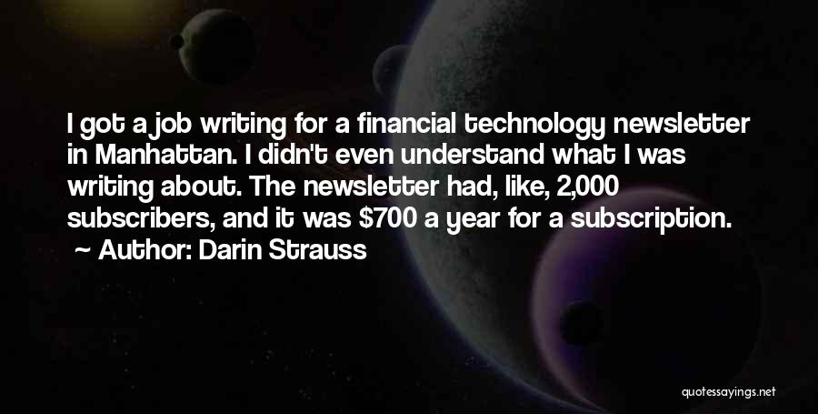Subscription Quotes By Darin Strauss