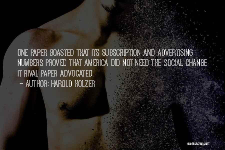 Subscription Quotes By Harold Holzer