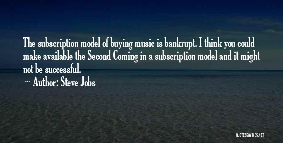 Subscription Quotes By Steve Jobs