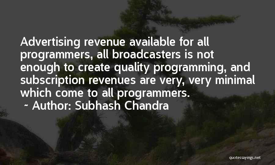 Subscription Quotes By Subhash Chandra