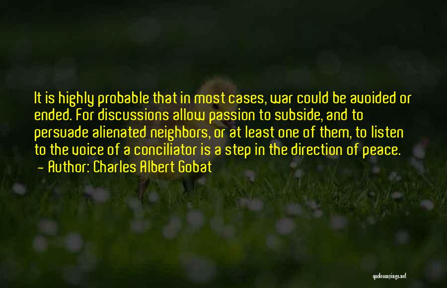 Subside Quotes By Charles Albert Gobat