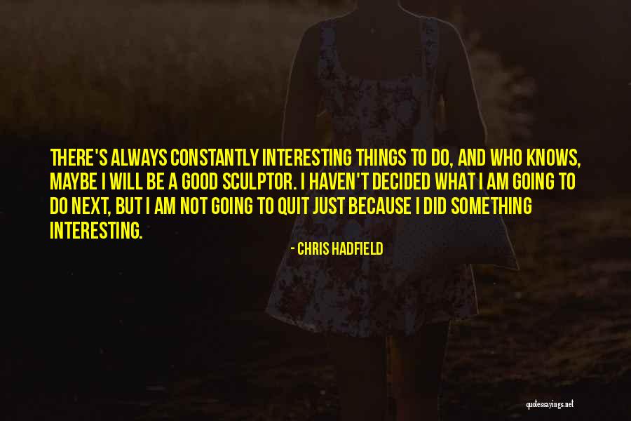 Subsistencia Quotes By Chris Hadfield Subsistencia Quotes By Chris Hadfield