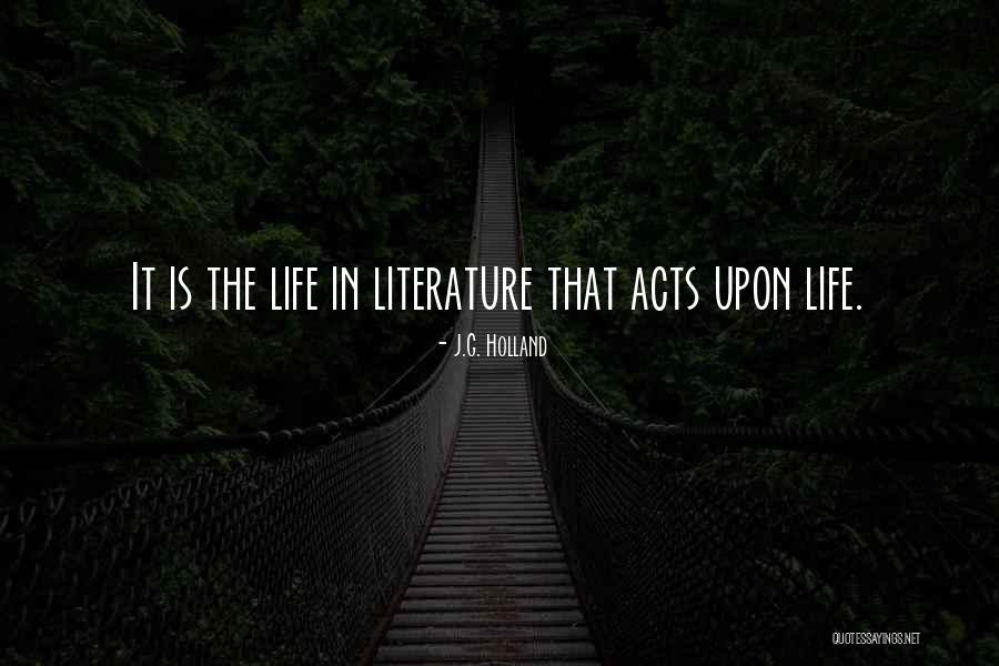 Subsisting Quotes By J.G. Holland Subsisting Quotes By J.G. Holland