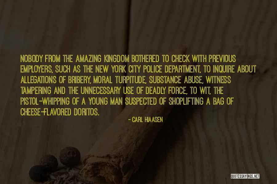 Substance Abuse Quotes By Carl Hiaasen