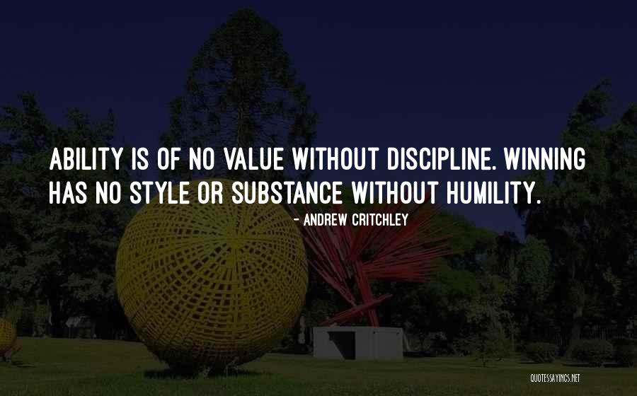 Substance Over Style Quotes By Andrew Critchley Substance Over Style Quotes By Andrew Critchley