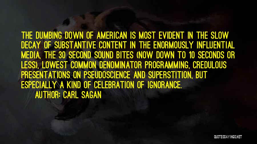 Substantive Quotes By Carl Sagan