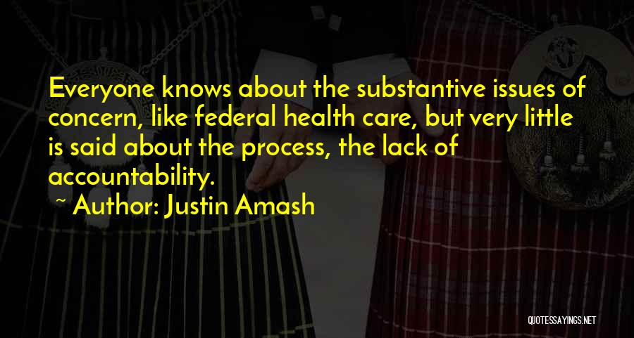 Substantive Quotes By Justin Amash