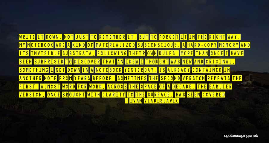 Substrata Quotes By Ivan Vladislavic Substrata Quotes By Ivan Vladislavic
