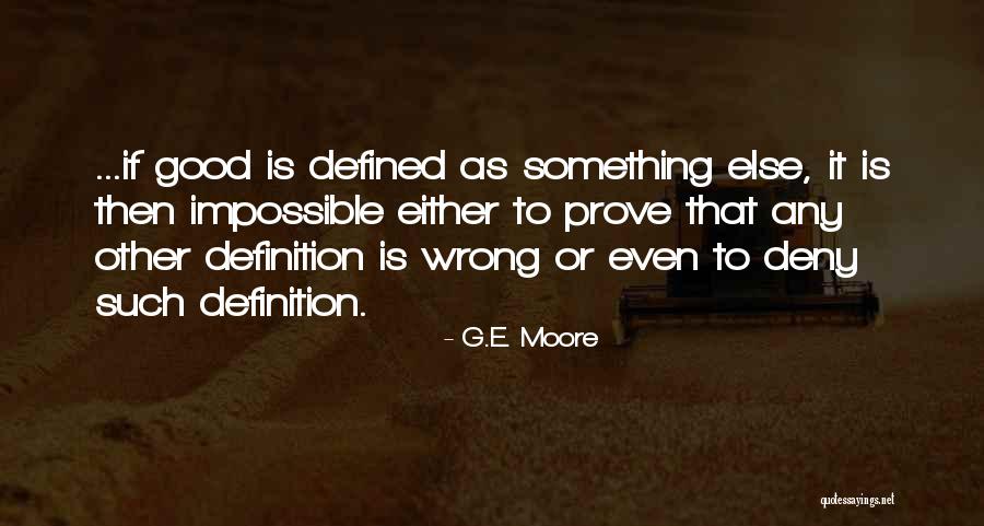 Subsumed Synonym Quotes By G.E. Moore Subsumed Synonym Quotes By G.E. Moore