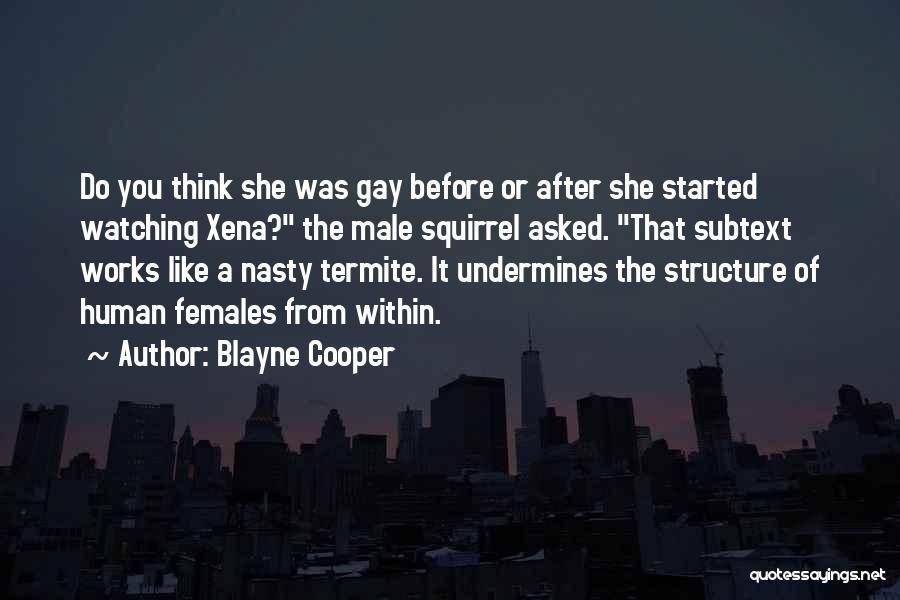 Subtext Quotes By Blayne Cooper