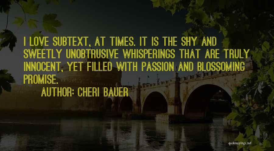 Subtext Quotes By Cheri Bauer