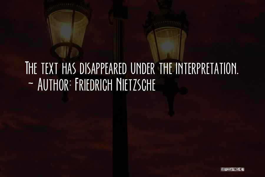 Subtext Quotes By Friedrich Nietzsche
