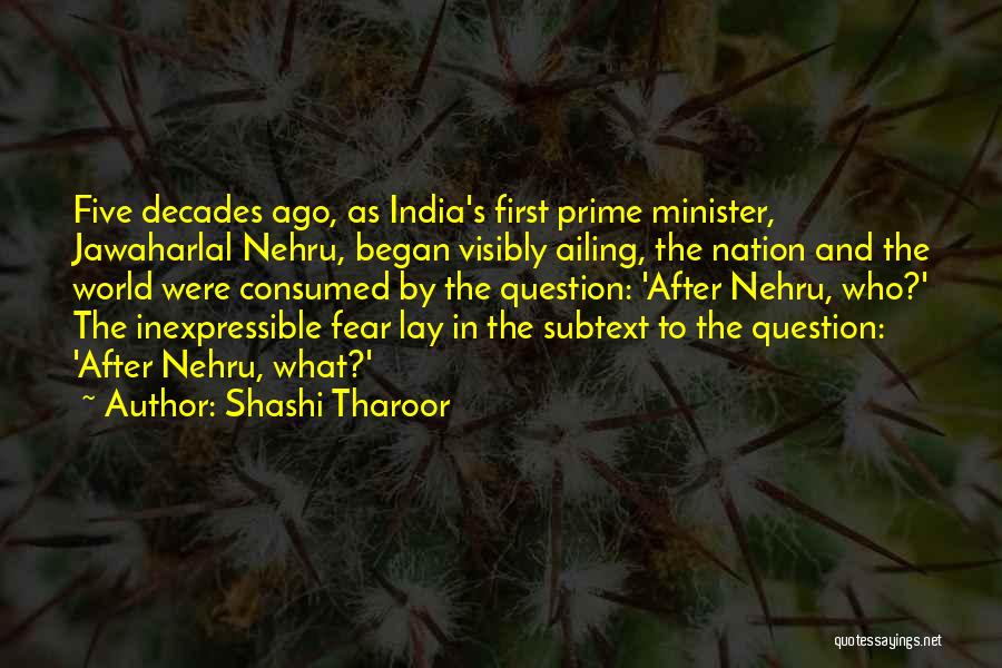 Subtext Quotes By Shashi Tharoor