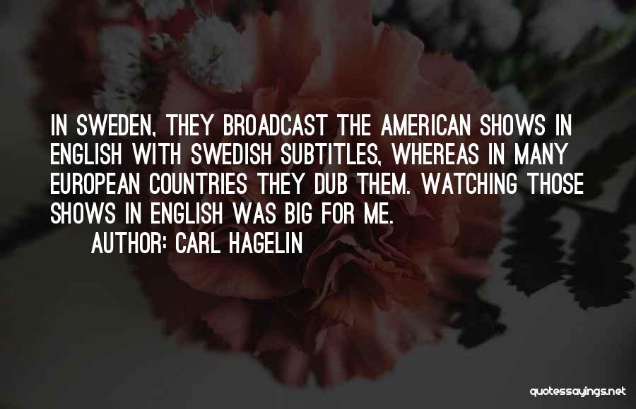 Subtitles Quotes By Carl Hagelin