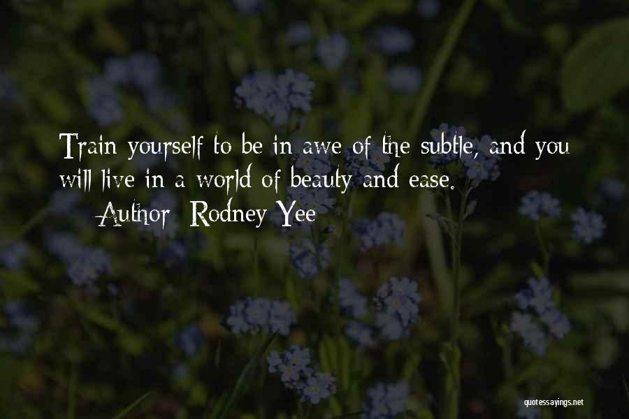 Subtle Beauty Quotes By Rodney Yee