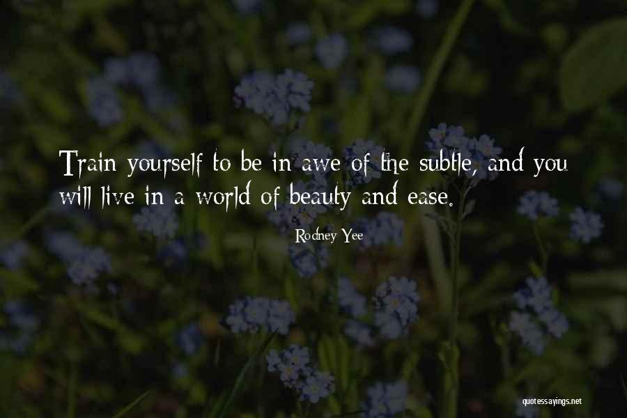Subtle Beauty Quotes By Rodney Yee Subtle Beauty Quotes By Rodney Yee