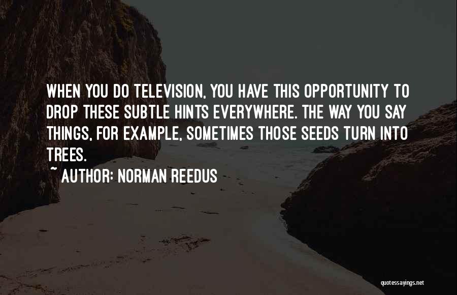 Subtle Hints Quotes By Norman Reedus