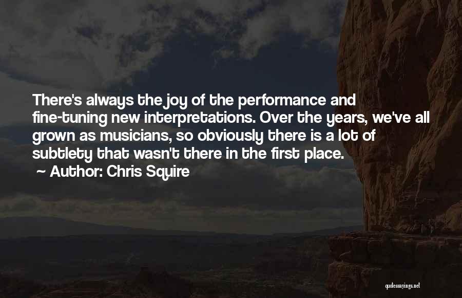 Subtlety Quotes By Chris Squire