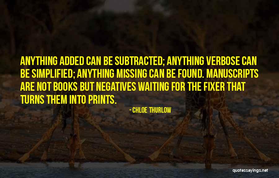 Subtracted Quotes By Chloe Thurlow Subtracted Quotes By Chloe Thurlow