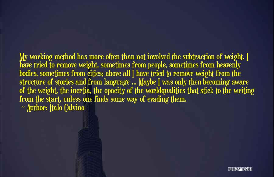 Subtraction Quotes By Italo Calvino