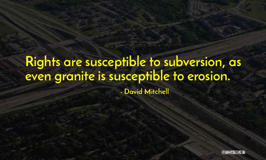 Subversion Quotes By David Mitchell