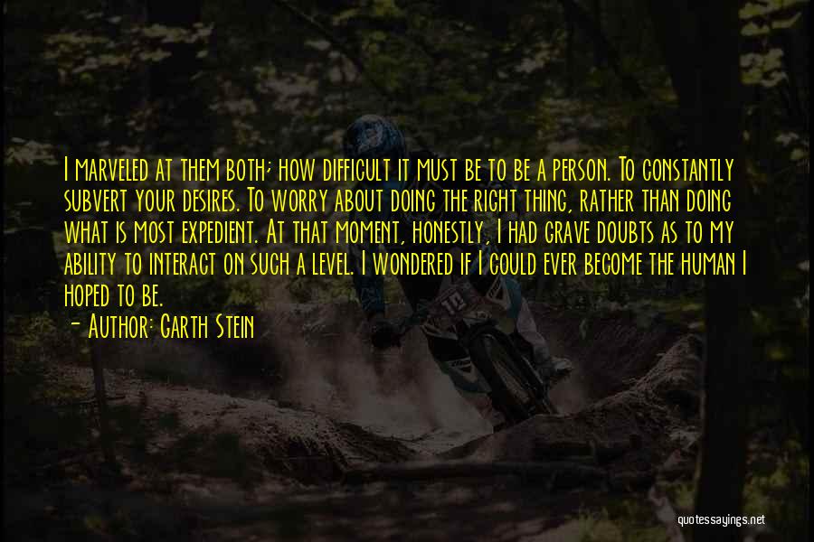 Subvert Quotes By Garth Stein