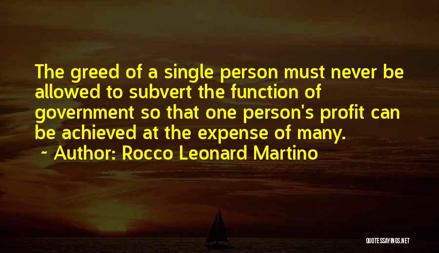 Subvert Quotes By Rocco Leonard Martino