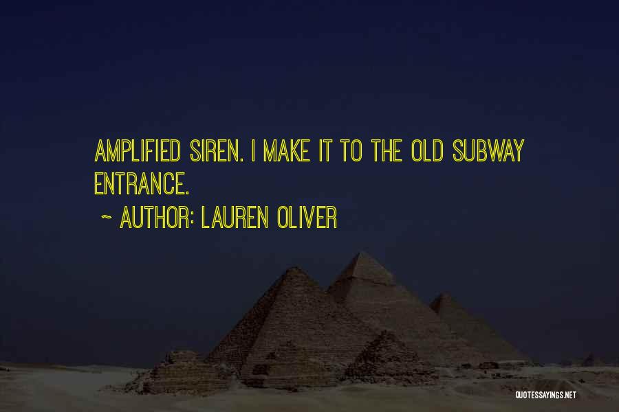 Subway Quotes By Lauren Oliver