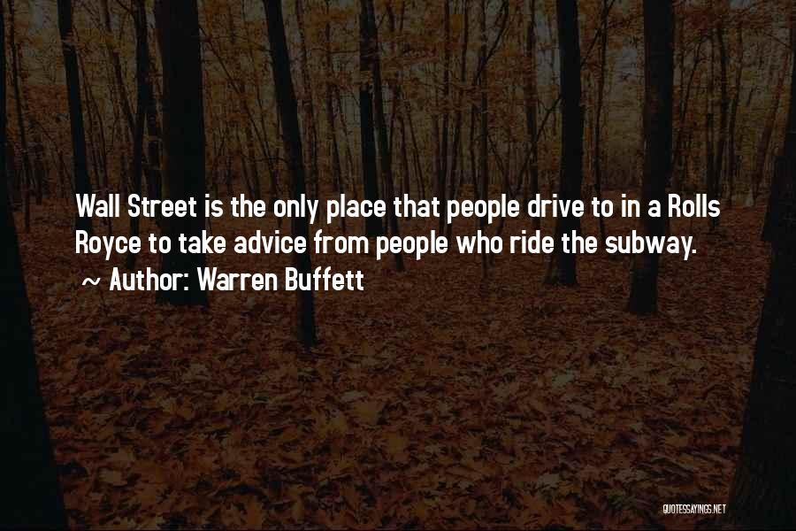 Subway Quotes By Warren Buffett
