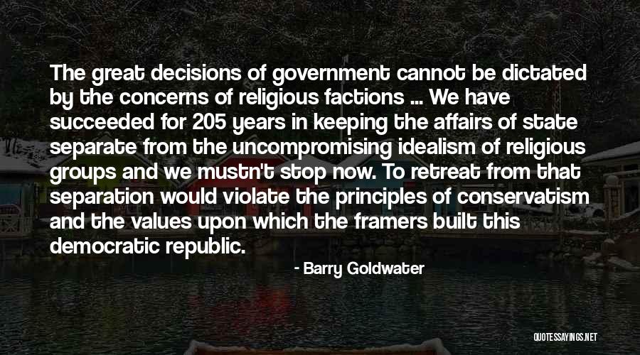 Succeeded By Quotes By Barry Goldwater Succeeded By Quotes By Barry Goldwater