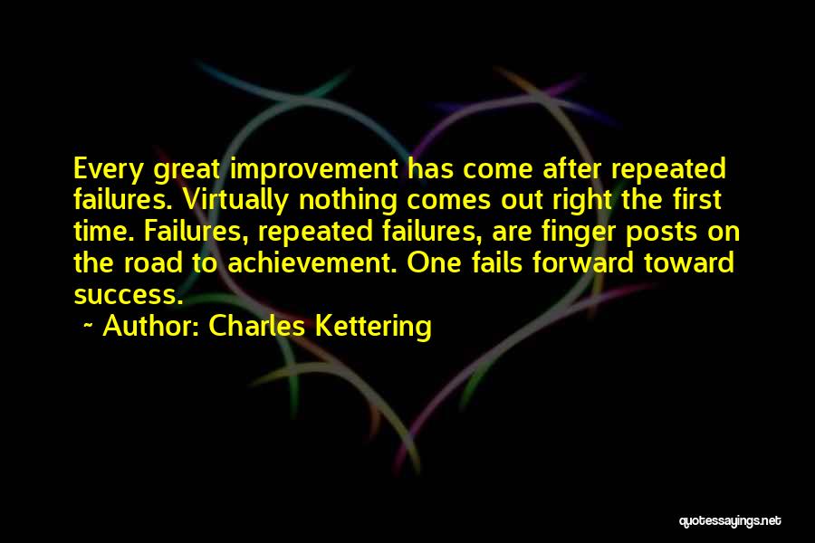 Success After Failure Quotes By Charles Kettering