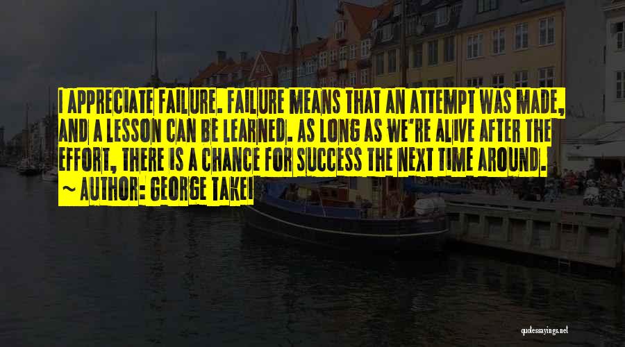 Success After Failure Quotes By George Takei