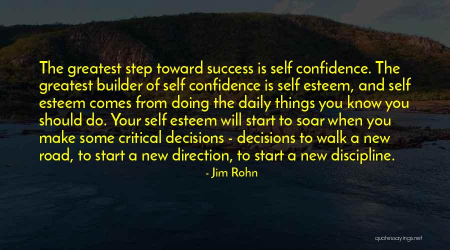 Success And Confidence Quotes By Jim Rohn