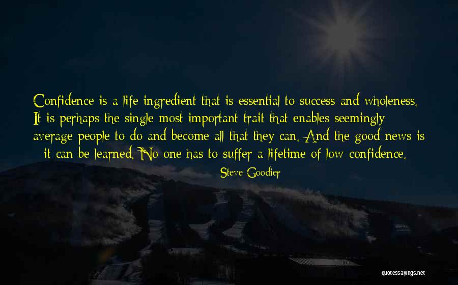 Success And Confidence Quotes By Steve Goodier