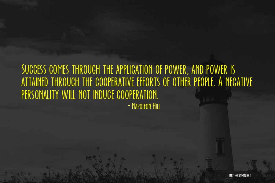 Success And Cooperation Quotes By Napoleon Hill