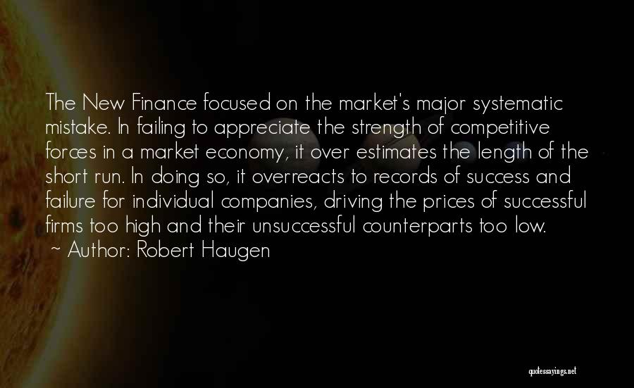 Success And Failing Quotes By Robert Haugen