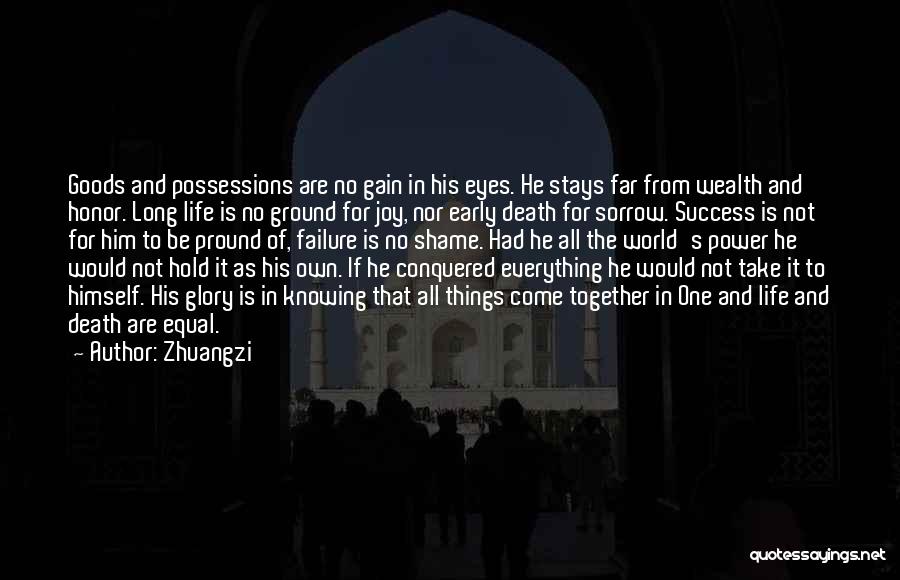 Success And Failure In Life Quotes By Zhuangzi