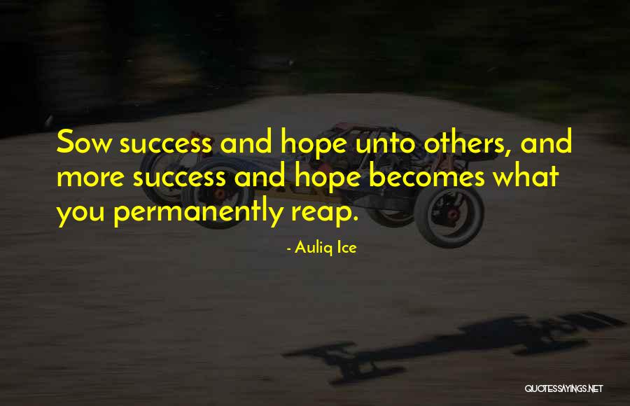 Success And Happiness Quotes By Auliq Ice