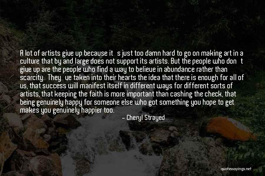 Success And Not Giving Up Quotes By Cheryl Strayed