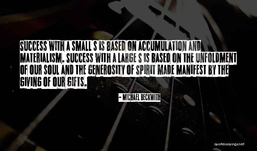 Success And Not Giving Up Quotes By Michael Beckwith