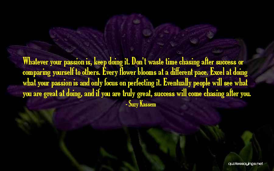 Success And Passion Quotes By Suzy Kassem