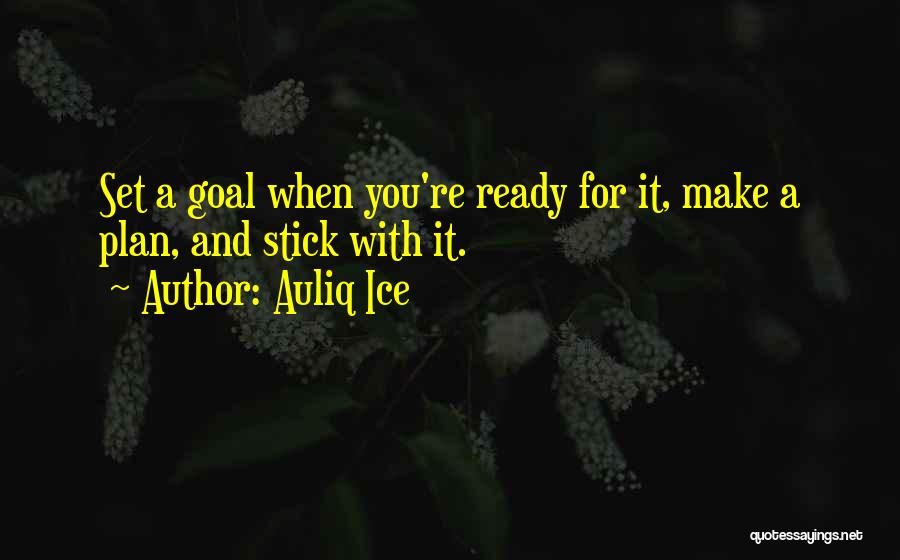 Success And Planning Quotes By Auliq Ice