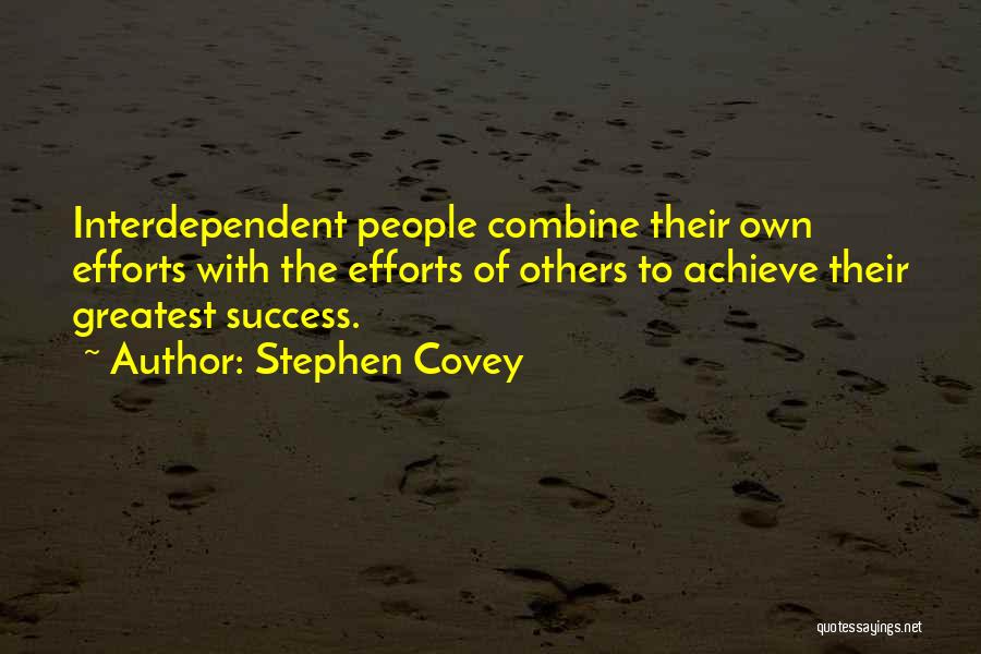 Success And Teamwork Quotes By Stephen Covey