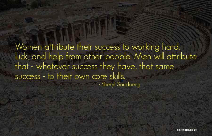 Success And Working Hard Quotes By Sheryl Sandberg