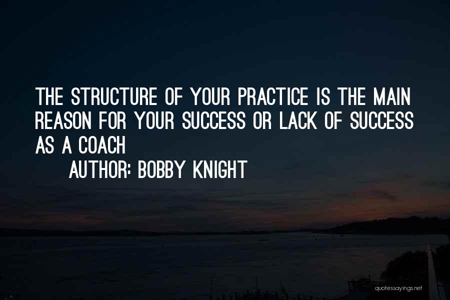 Success Coach Quotes By Bobby Knight