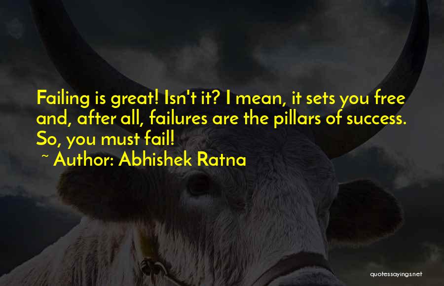 Success Comes After Failure Quotes By Abhishek Ratna