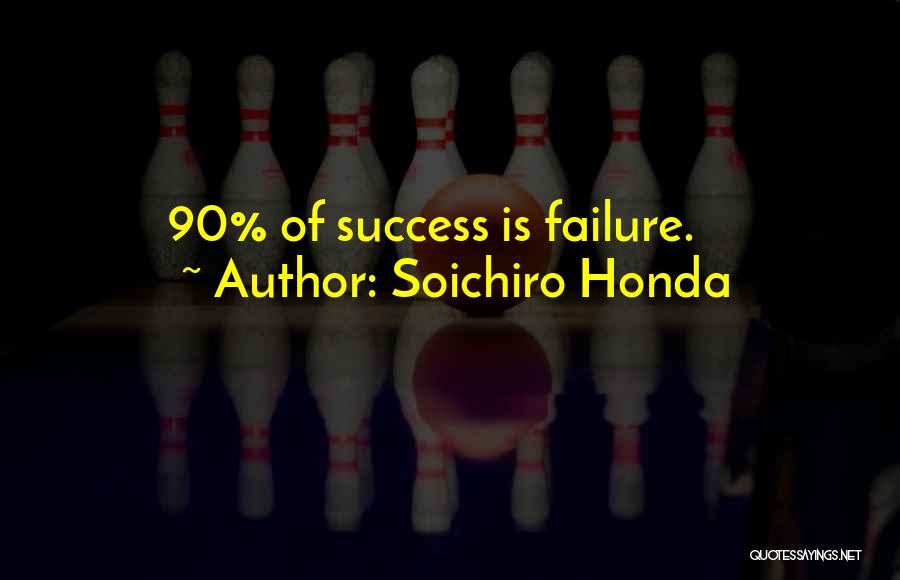 Success Comes From Failure Quotes By Soichiro Honda