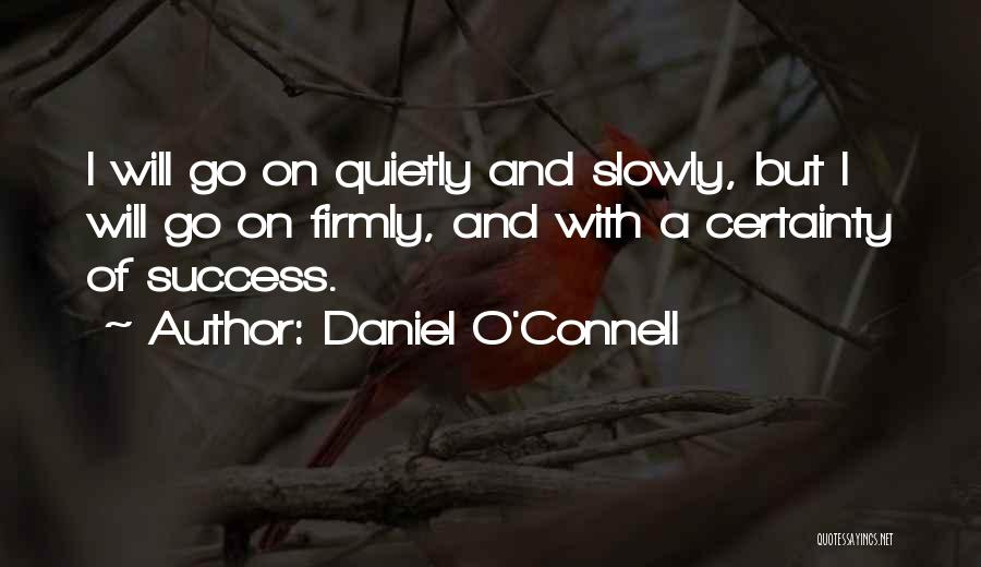 Success Comes Slowly Quotes By Daniel O'Connell