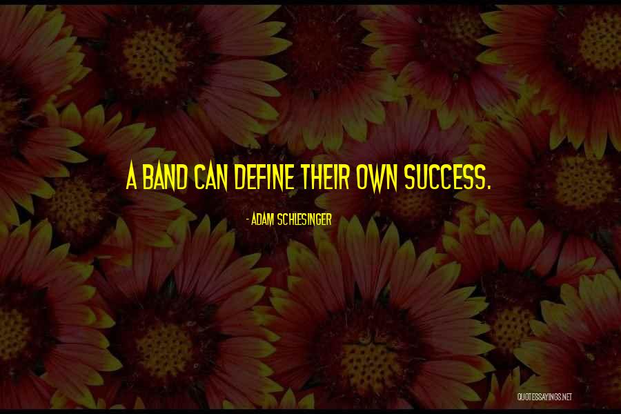 Success Define Quotes By Adam Schlesinger Success Define Quotes By Adam Schlesinger