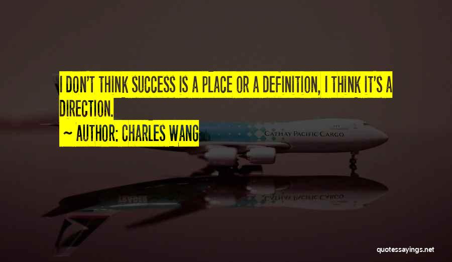 Success Definitions Quotes By Charles Wang